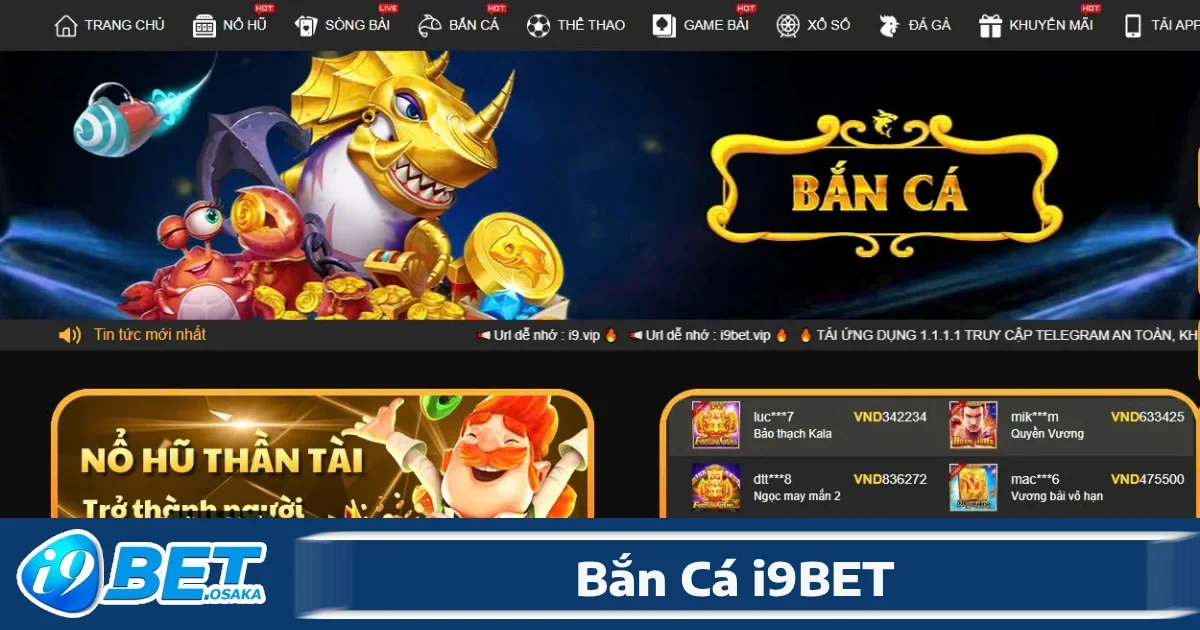 Bắn Cá i9BET 1 Bắn cá I9BET không chỉ thu hút người chơi bởi giao diện bắt mắt, âm thanh sinh động mà còn bởi những tính năng ưu việt