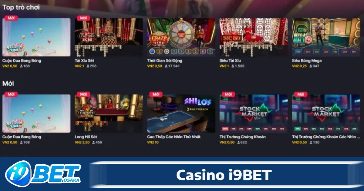 CASINO ONLINE 3 Các yếu tố giúp Casino I9BET trở thành lựa chọn hàng đầu