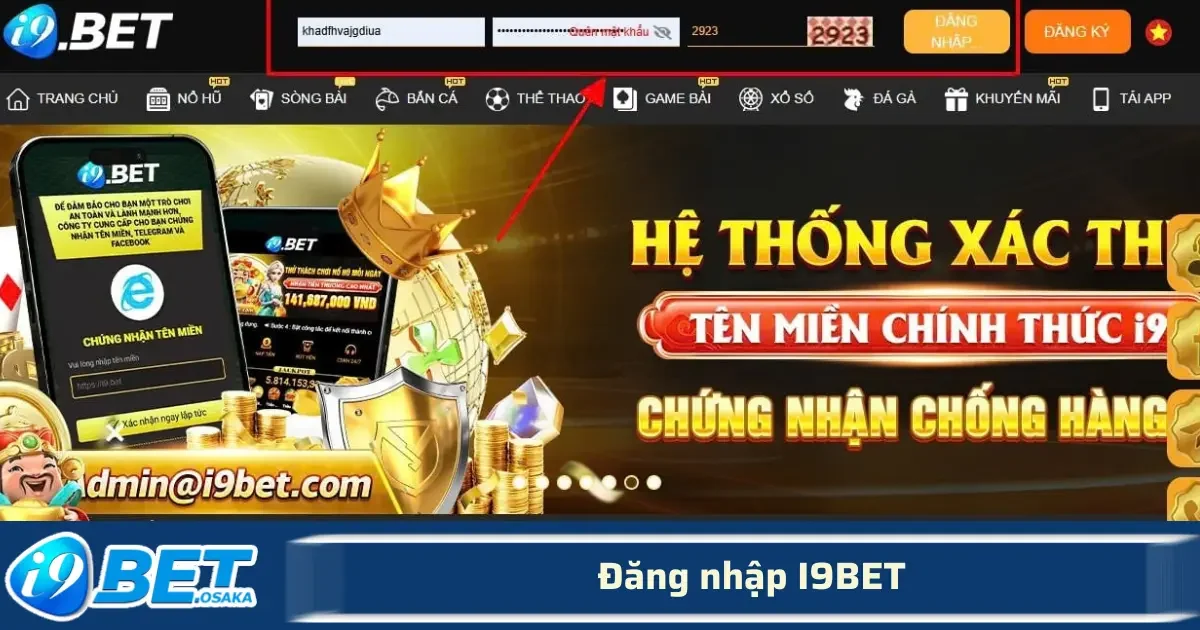 Đăng Nhập I9BET – Truy Cập Nhanh Vào Thế Giới Game Đỉnh Cao 3 Việc Đăng nhập I9BET giúp người chơi tiếp cận với kho trò chơi đa dạng, từ cá cược thể thao, casino, slot, đến các game bài hấp dẫn.