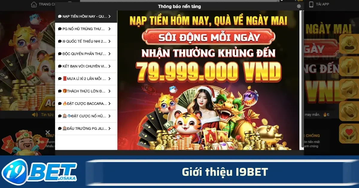 TRANG CHỦ 44 Nhà cái I9bet được thành lập vào năm 2011 dưới sự kiểm định của các tổ chức chuyên gia cá cược hàng đầu thế giới.