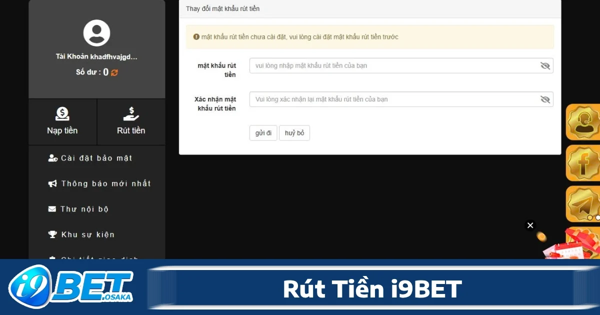 TRANG CHỦ 51 Rút tiền I9bet là một trong những thao tác thú vị được nhiều anh em săn đón mong chờ.