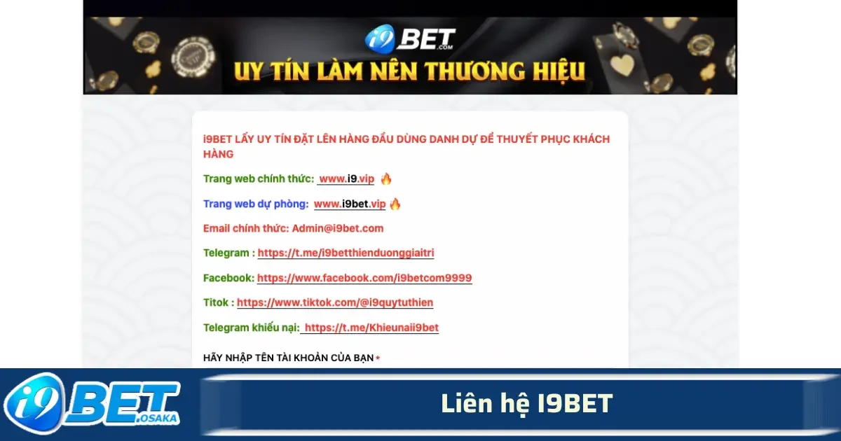 Liên hệ I9BET 3 Nếu như phản hồi chưa được giải quyết trong vòng thời gian dự kiến, bạn có thể gọi lại hoặc gửi yêu cầu nhắc nhở.