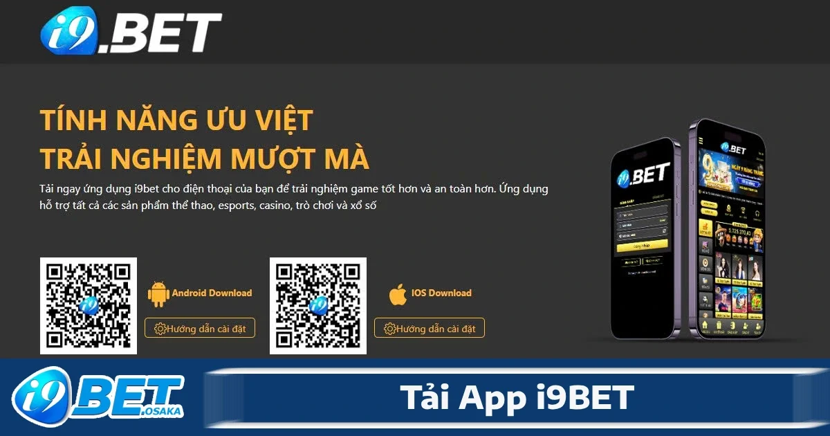 Tải App i9BET 1 Tải app I9BET mang đến trải nghiệm chơi game mượt mà, đa dạng và nhanh chóng.
