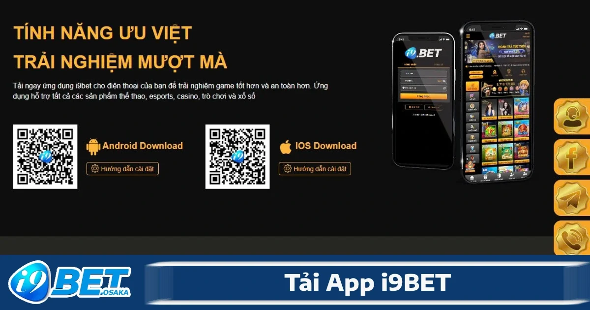 Tải App i9BET 2 Tải App I9BET là một lựa chọn lý tưởng cho những ai đam mê cá cược, muốn trải nghiệm mượt mà, tiện lợi và an toàn.